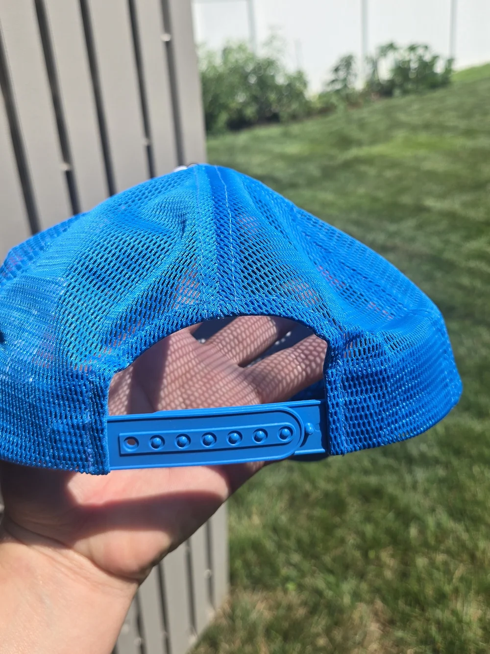 Reebok Bright Blue Logo Trucker Hat